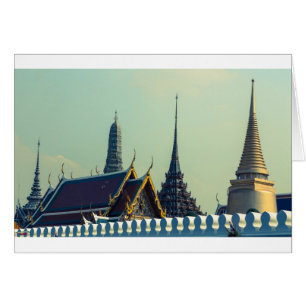 Roofs of the Grand Palace in Bangkok Thailand