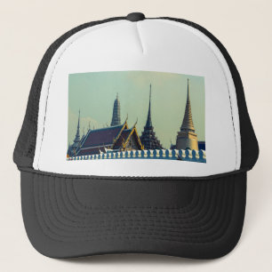 Roofs of the Grand Palace in Bangkok Thailand Trucker Hat