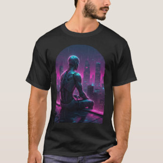 Rooftop Android City Gaze Tee