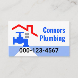 Rooftop Building With Leaking Faucet Business Card