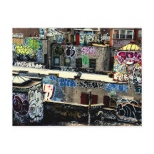 Rooftop Grafitti in New York City