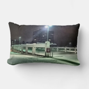 Rooftop Parking Structure at Night - HDR Lumbar Cushion