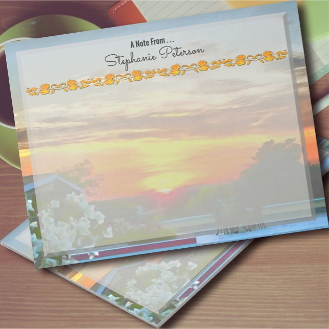 Rooftop Sunset 2295 Notepad (Creator Uploaded)