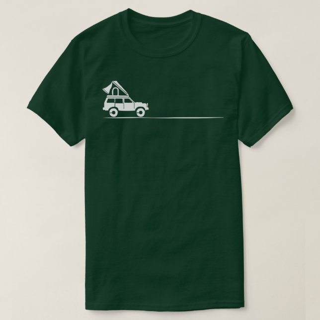 Rooftop Tent Road Trip T-Shirt (Design Front)
