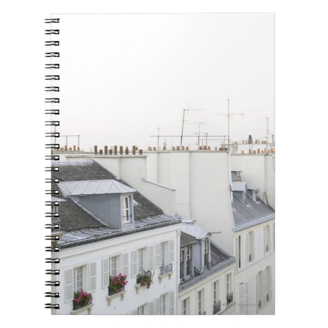 Rooftops in France Notebook (Front)