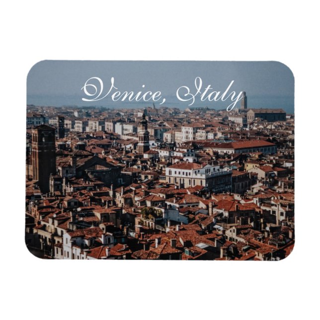 Rooftops of Venice, Italy Magnet (Horizontal)