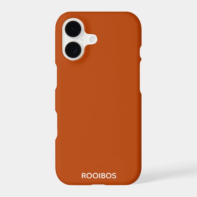 Rooibos red brown color name (Back)