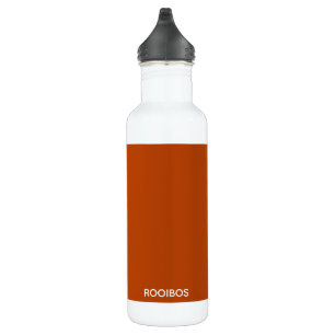 Rooibos red brown color name 710 ml water bottle