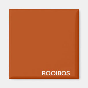 Rooibos red brown color name magnet
