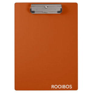 Rooibos red brown colour name clipboard