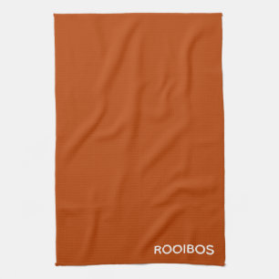 Rooibos red brown colour name tea towel