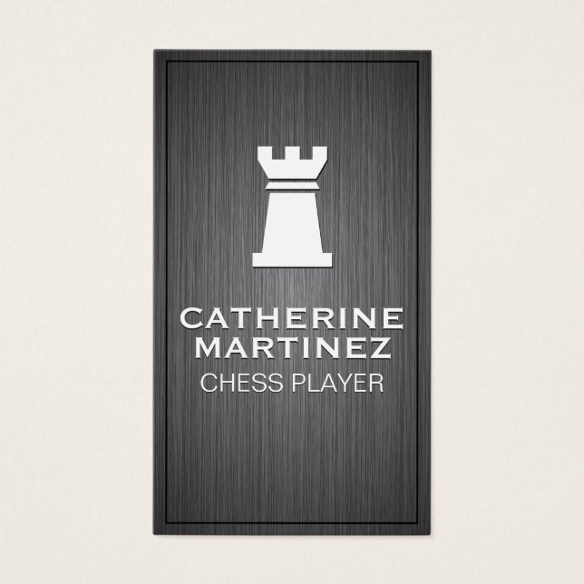 Rook Logo | Metallic Background (Front)