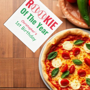 Rookie Baseball 1st Birthday Napkin