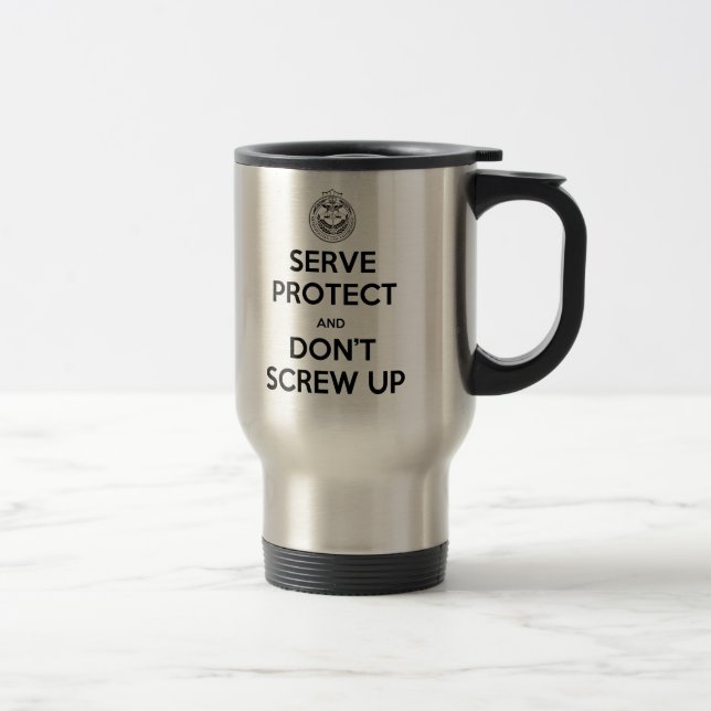 Rookie Blue Serve & Protect Right Hand Mug (Right)