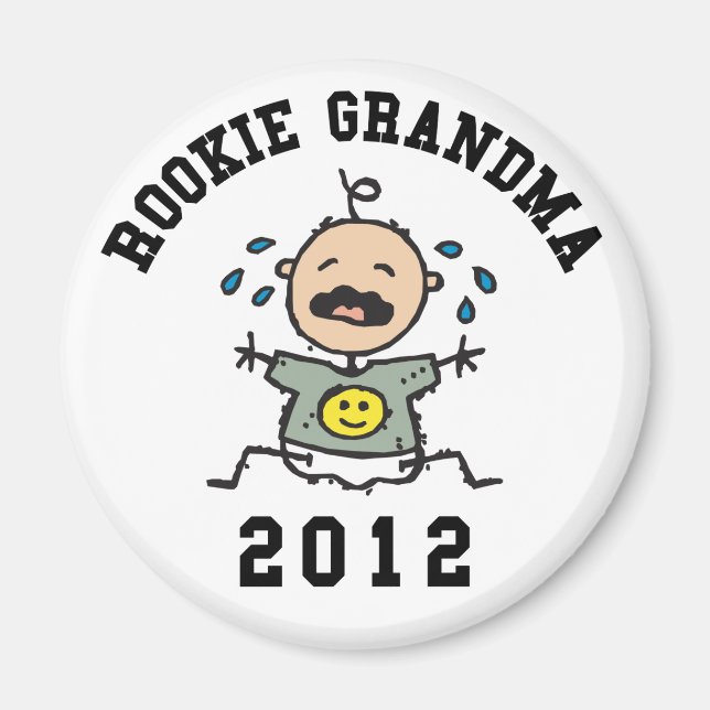 Rookie Grandma 2012 Magnet (Front)