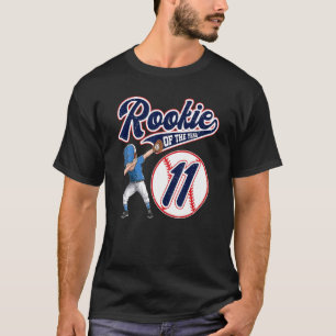 Rookie Of The Year 11th Birthday Boys Kids Born 2 T-Shirt