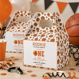 Rookie of the Year 1st Birthday Basketball Favour Box