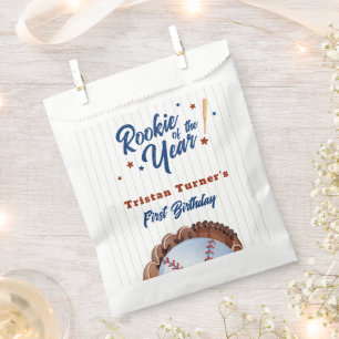 Rookie Of The Year 1st Birthday Favour Bags