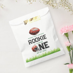  Rookie of the Year 1st Birthday Football Boy's  Favour Bag
