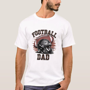 Rookie of the Year 1st Birthday Football Dad T-Shirt
