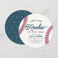 Rookie of the Year Baseball 1st Birthday Circle