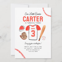 Rookie of the Year Baseball Shirt Sports Birthday