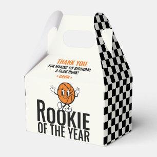 Rookie Of The Year Basketball Birthday Customised Favour Box