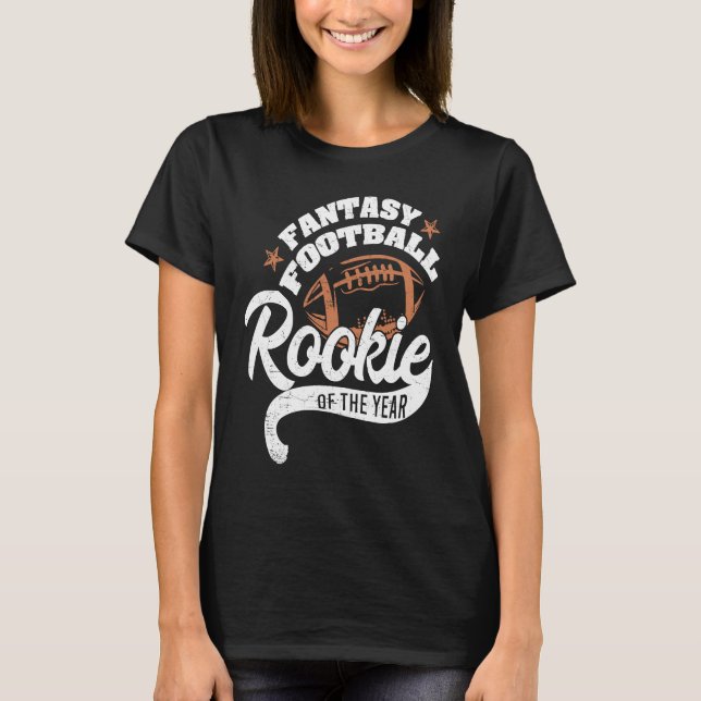 Rookie of the Year Fantasy Football Player T-Shirt (Front)