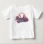 Rookie of the Year Kid's 1st Birthday Baby T-Shirt<br><div class="desc">Create your own Rookie of the Year Kid's 1st Birthday Baby T-Shirt! You can further customise this design by selecting the "Edit Details" button if desired.</div>