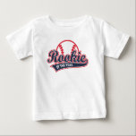 Rookie of the Year Kid's 1st Birthday Baby T-Shirt<br><div class="desc">Create your own Rookie of the Year Kid's 1st Birthday Baby T-Shirt! You can further customise this design by selecting the "Edit Details" button if desired.</div>