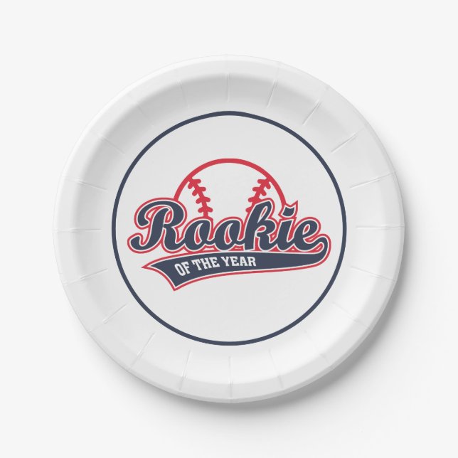 Rookie of the Year Paper Plate (Front)