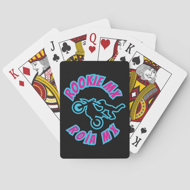 Rookie Roia MX Playing Cards (Back)