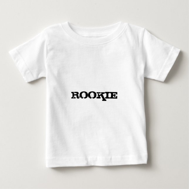 Rookie T Shirt with funny slogan / saying (Front)