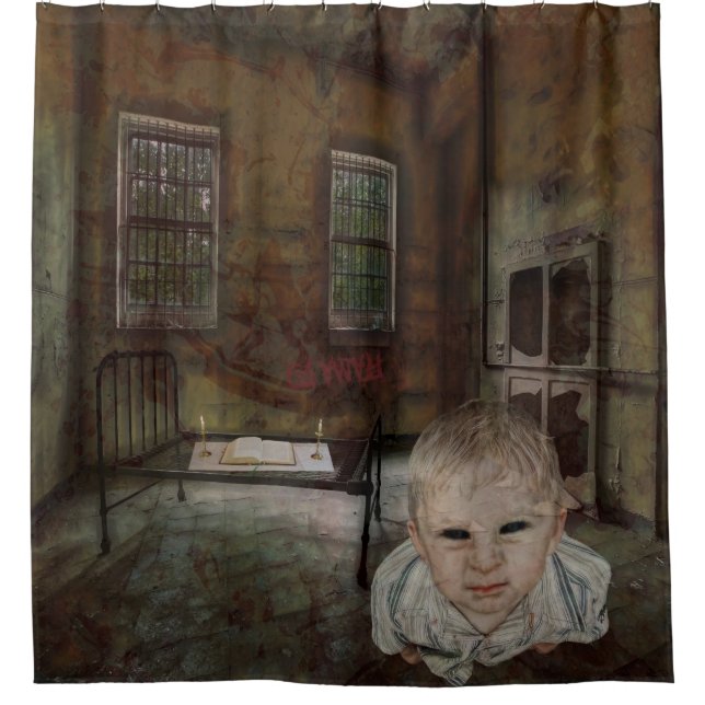 Room 13 - The Boy Shower Curtain (Front)