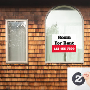 Room For Rent Red Black White Rental Phone Number