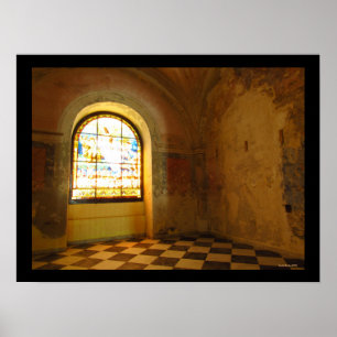 Room in Cathedral of San Juan Bautista Poster