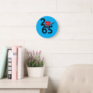 Room Number 256 in   Round Clock