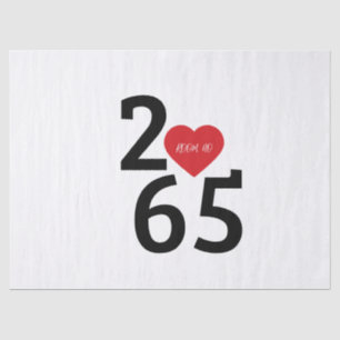 Room Number 256 Tissue Paper