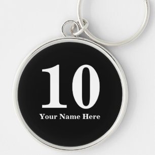 Room number keychains for hospitality business