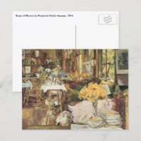 Room of Flowers by Childe Hassam, Vintage Fine Art