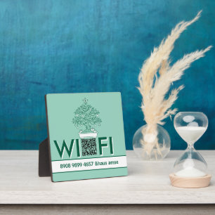Room Rental Hostel WiFi Sign Plaque