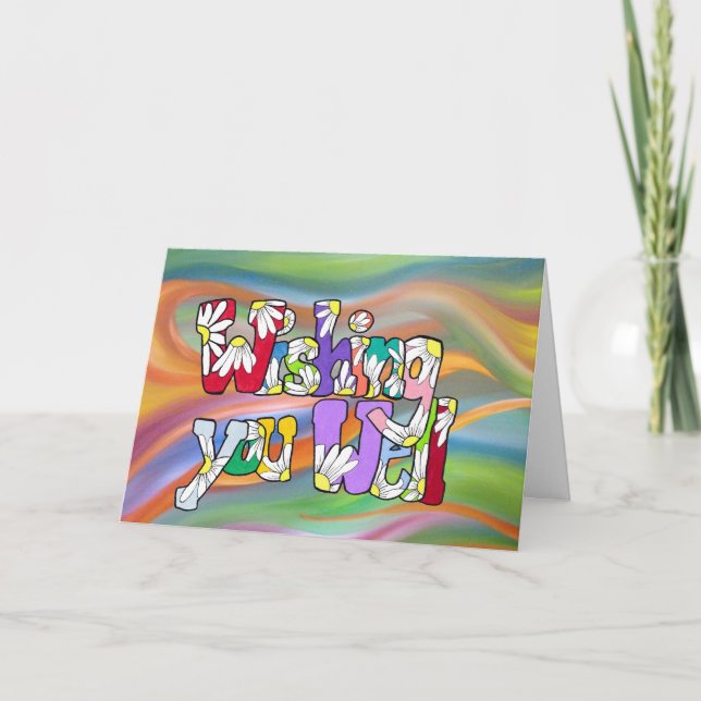Room Spinning Get Well Card (Front)