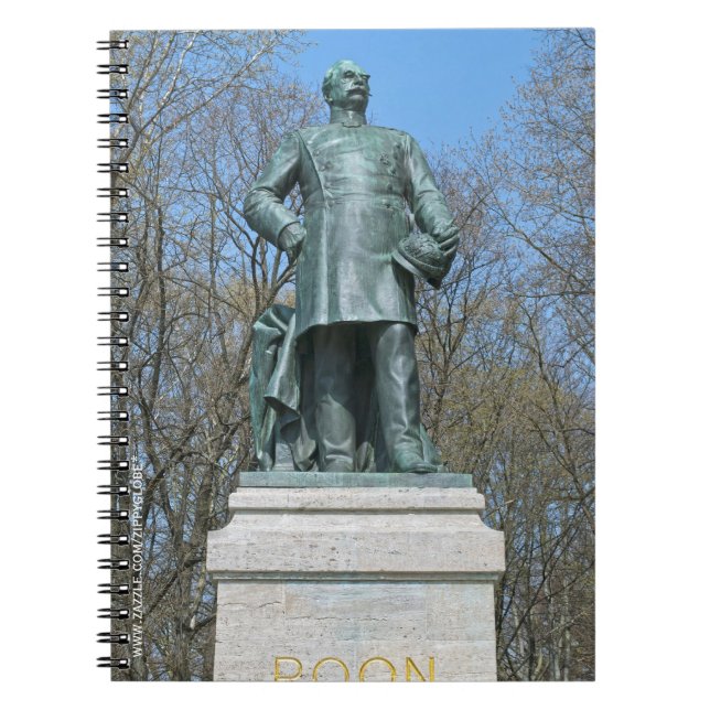 Roon Statue in Berlin Notebook (Front)