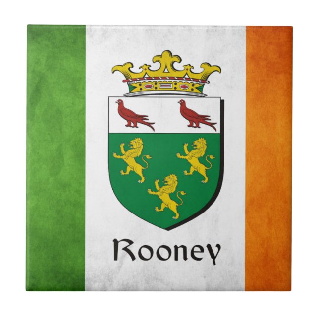 Rooney Irish Flag Tile (Front)