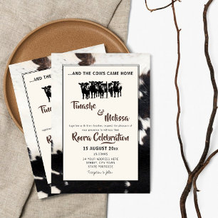 Roora Lobola Negotiation Traditional Wedding Invitation