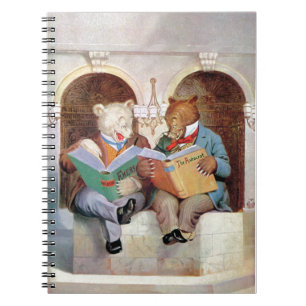 Roosevelt Bears at the Public Library Notebook