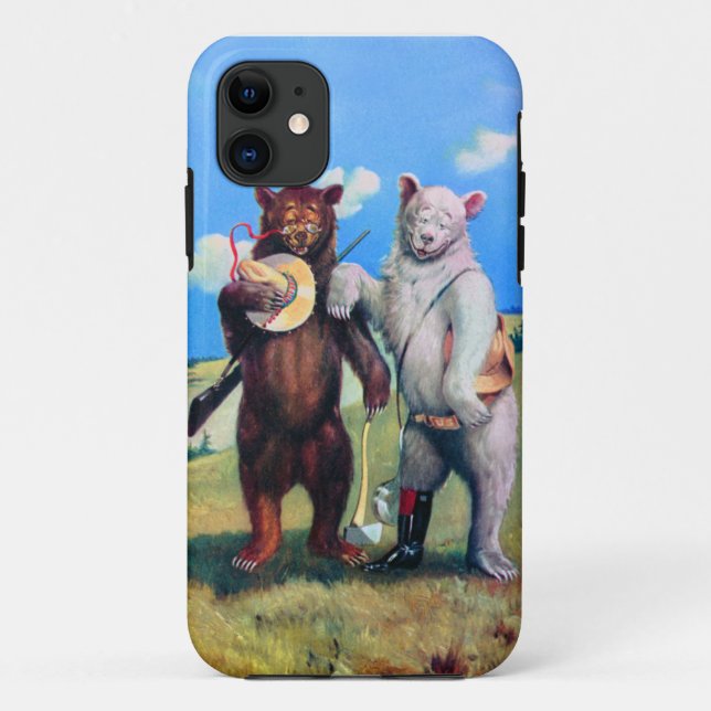 Roosevelt Bears Out in the American West Case-Mate iPhone Case (Back)
