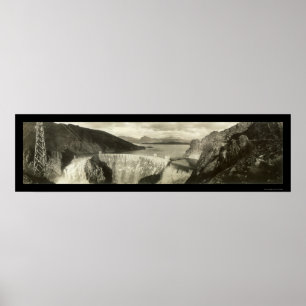 Roosevelt Dam Overflow Photo 1916 Poster