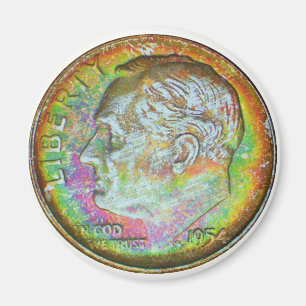 Roosevelt Dime Magnet