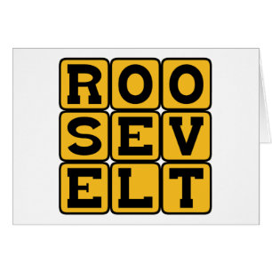 Roosevelt, Franklin or Theodore